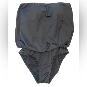 Cleanwater Swim / Cleanwater Blouson Bandeau One Piece Black Size M